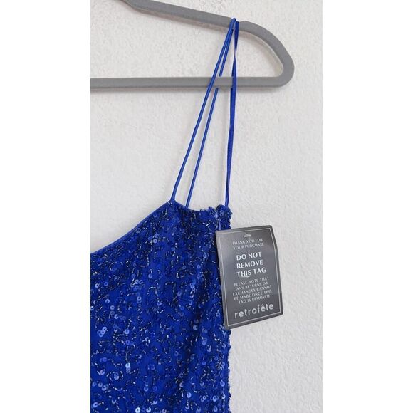 RETROFETE Prim Dress royal blue XS - Picture 9 of 11